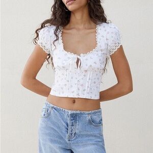 PacSun Beverly and Beck Aurora Short Sleeve Top